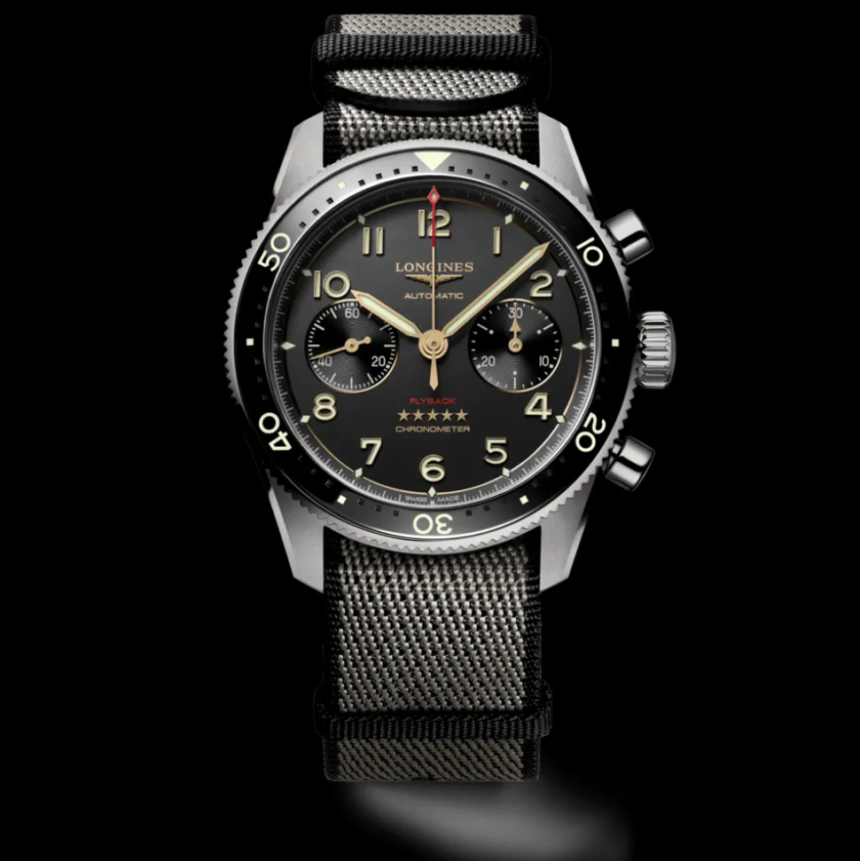 LONGINES SPIRIT FLYBACK TITANIUM